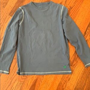 Mini Biden long sleeve boys blue shirt